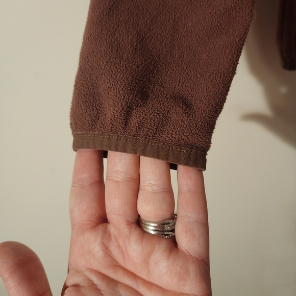 The North Face Fleece Pullover Size M 100% Polyester 1/4 zip - Picture 3 of 6